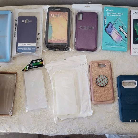 I-Phone, Samsung Miscellaneous Phone Case, Screen Protection & More, Lot - Picture 1 of 10